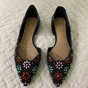 INC beaded flats size 10